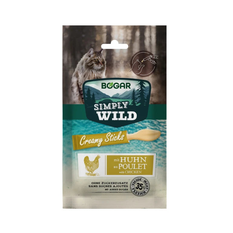 Simply Wild Creamy Sticks m. kylling, 5 sticks
