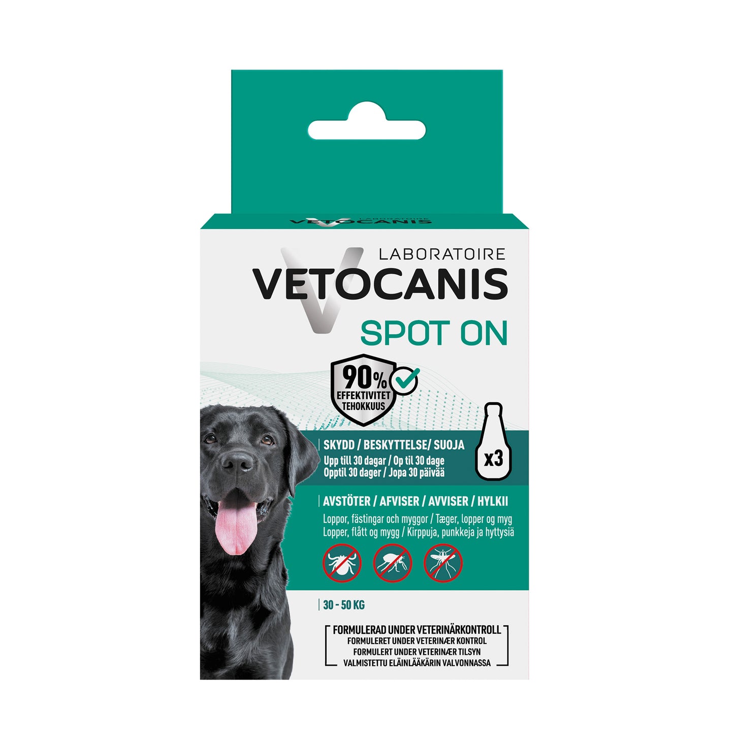 Vetocanis Anti-parasit Spot-on hund, Large