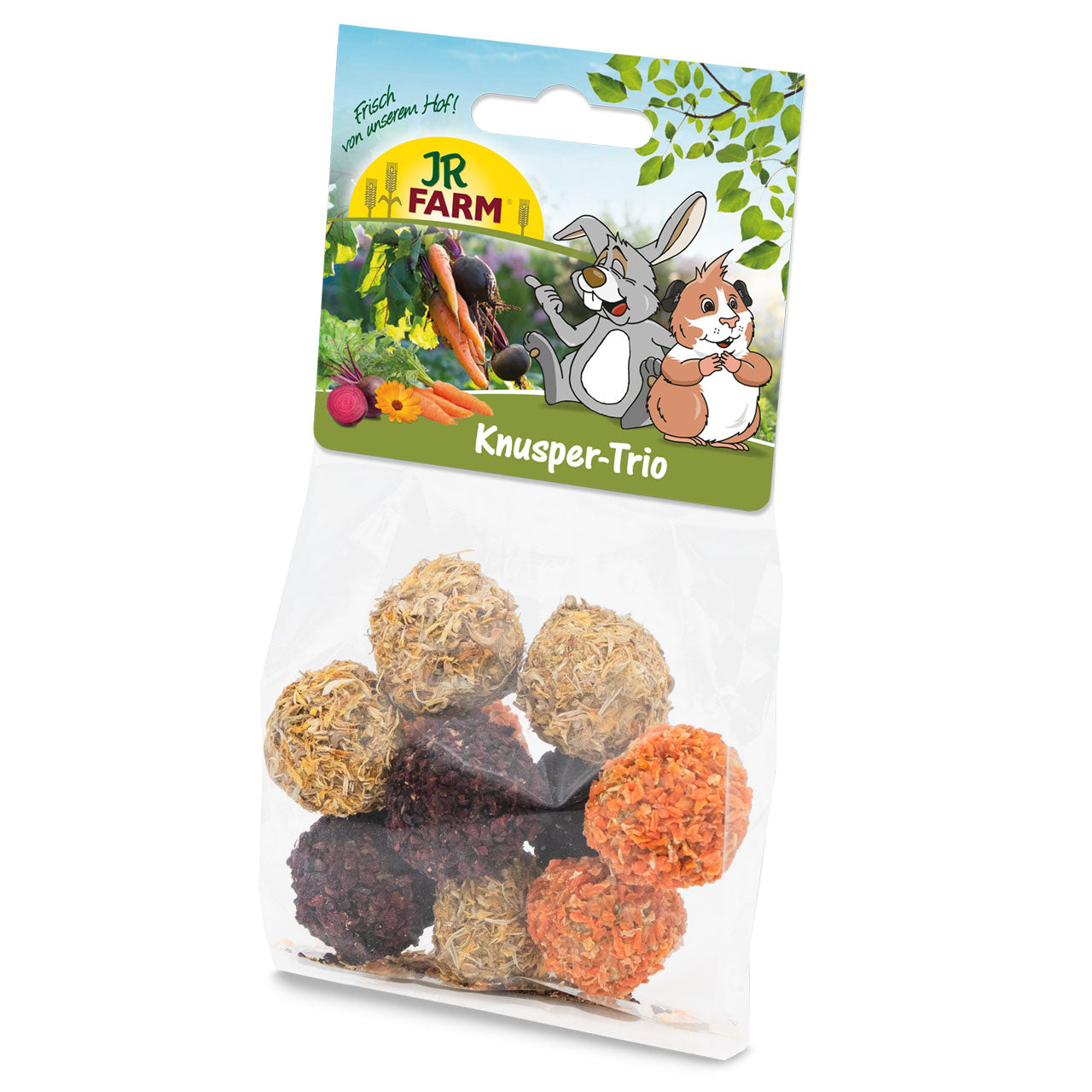 JR Farm Knasende trio, 75 g
