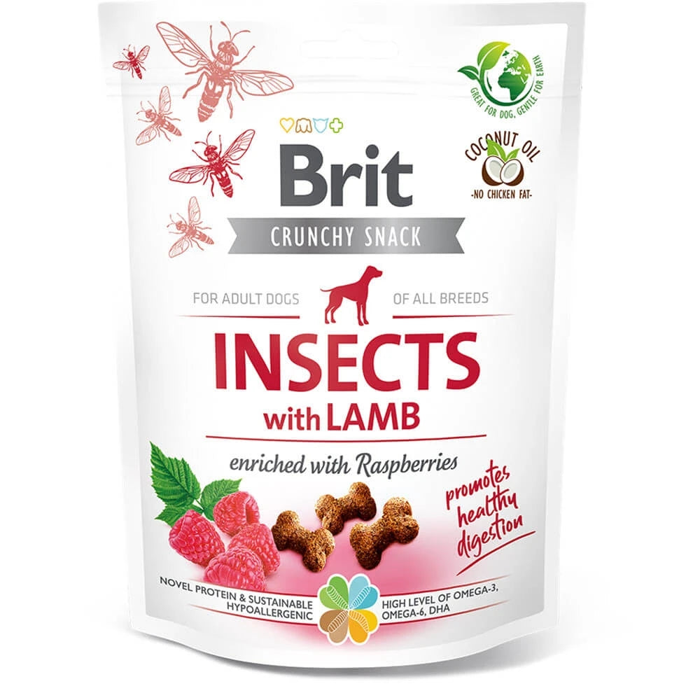 Brit Care Crunchy Cracker Insects with Lamb, 200 g