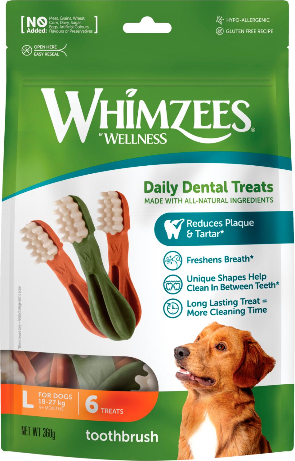 Whimzees Toothbrush, 360 g
