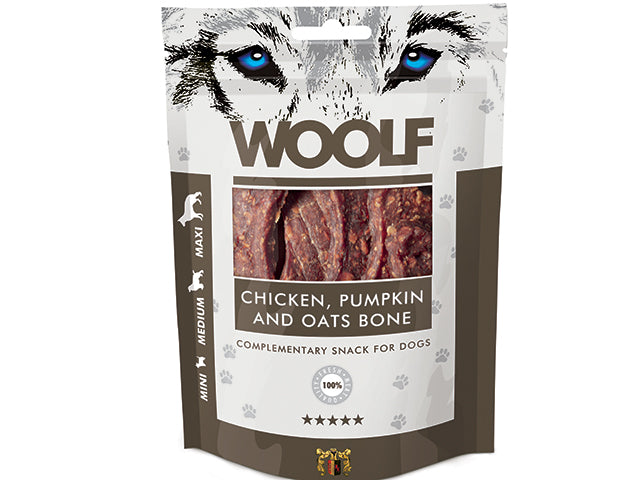 Woolf Chicken, Pumpkin & Oats Bone, 100 g