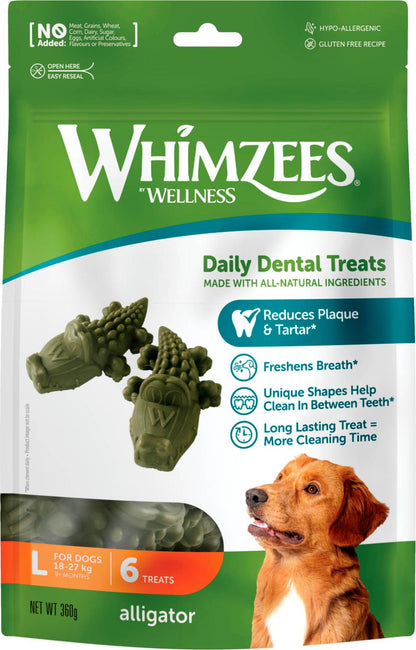 Whimzees Alligator, 360 g