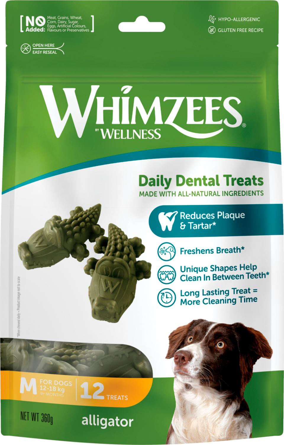 Whimzees Alligator, 360 g