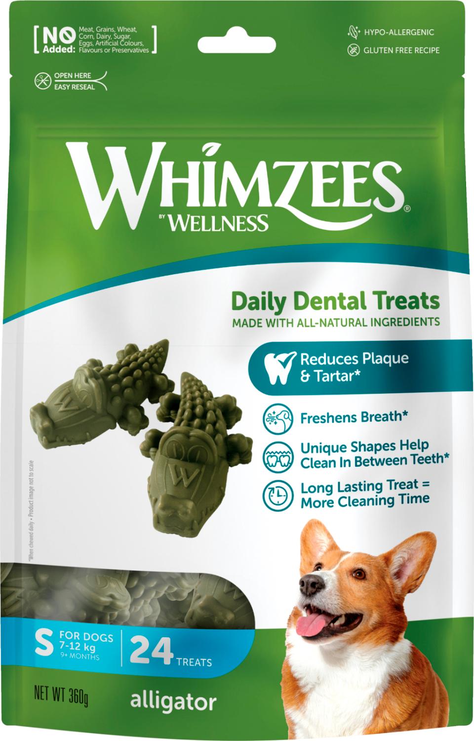 Whimzees Alligator, 360 g