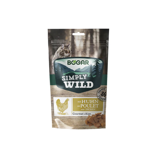 Simply Wild Gourmet Chips m Kylling, 50g