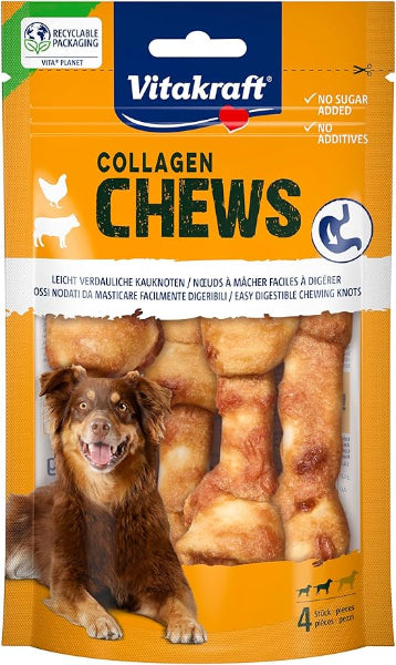 Vitakraft Collagen Chews Knots, 4 stk