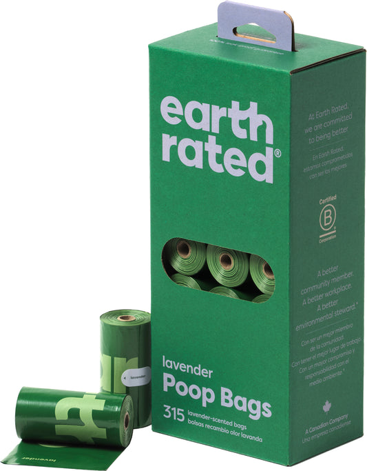 Earth Rated høm høm poser, lavendel, 315 poser