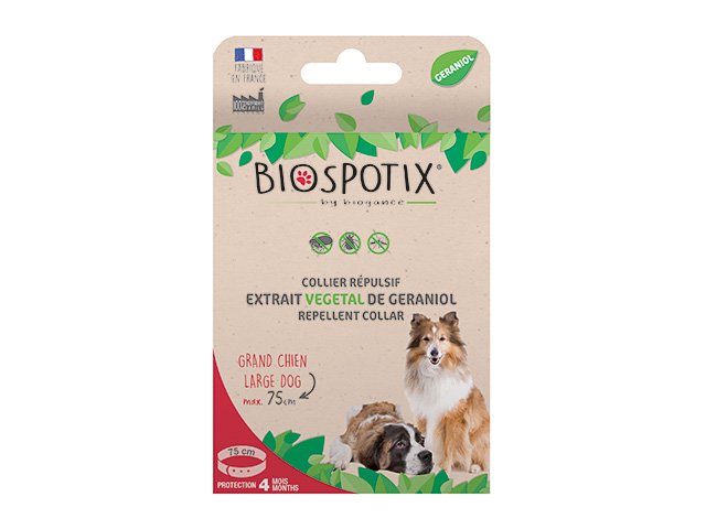 Biospotix Loppehalsbånd til hund