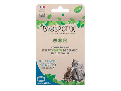 Biospotix loppehalsbånd til kat