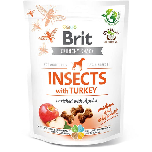 Brit Care Crunchy Cracker Insects with Turkey, 200 g