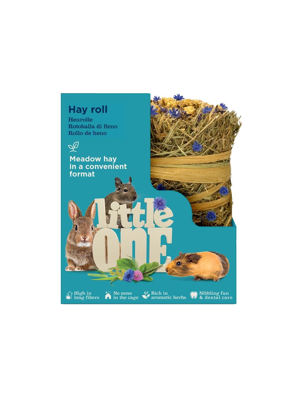 Little One Hørulle med kornblomster, 100g