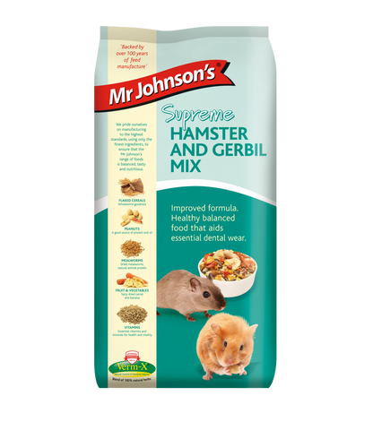 Mr. Johnsons Supreme Hamster and Gerbil Mix, 900 g