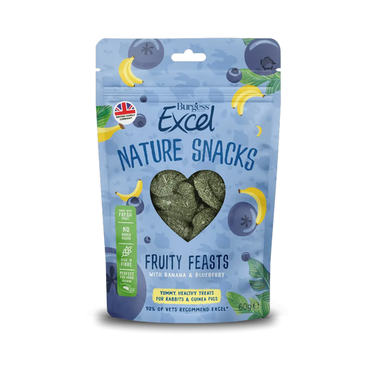 Burgess Excel Natures Snack Fruit Feast, 60g