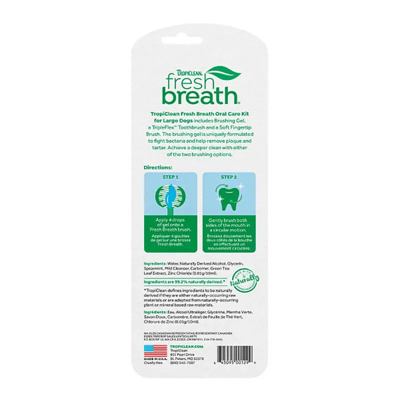 Tropiclean Oral Care Kit, Large