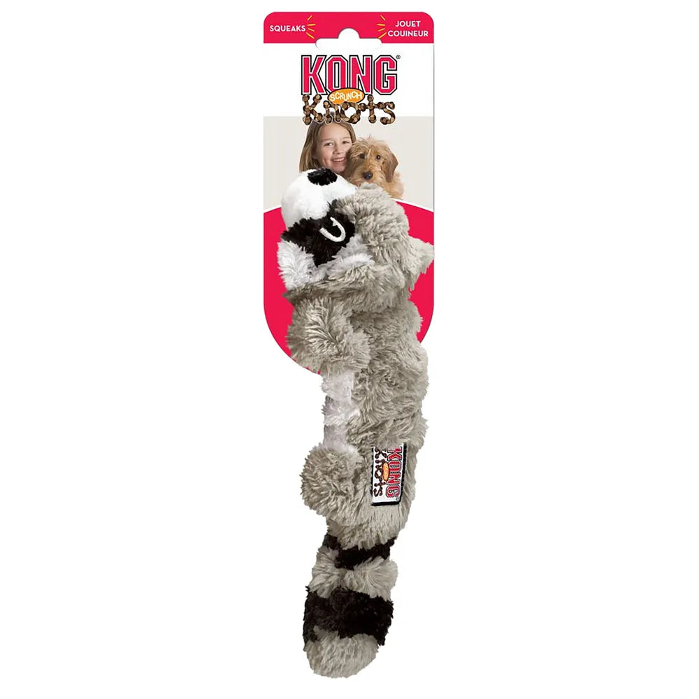 Kong Scrunch Knots Racoon
