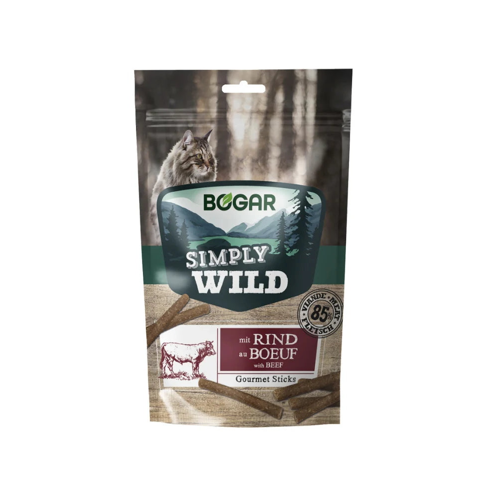 Simply Wild Gourmet Sticks m. Okse, 50g