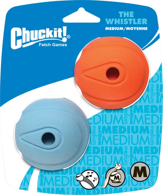 Chuckit Whistler ball Medium, 2 pack