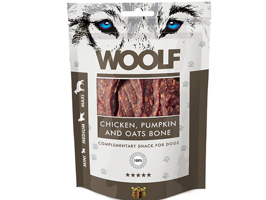Woolf Chicken, Pumpkin & Oats Bone, 100 g