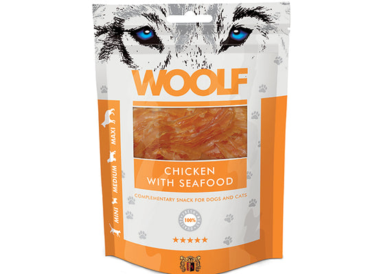 Woolf Chicken Seafood, 100 g