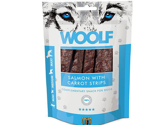 Woolf Salmon with Carrot Strips, 100 g