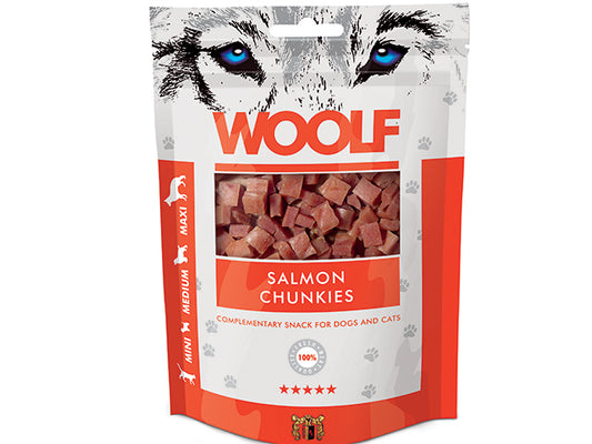 Woolf Salmon Chunkies, 100 g